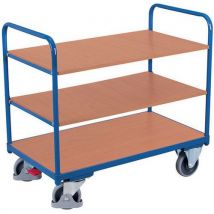 Variofit - Carrello 3 Ripiani Legno Barre Vert. 850x500 250kg Variofit