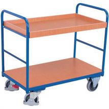 Variofit - Carrello 1 Ripiano Legno Con Bordi 965x655mm 250kg Variofit