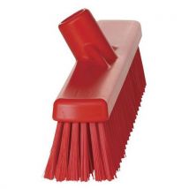 Vikan - Scopa 410 Mm Fibre Dure/morbide Rossa