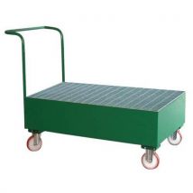 Sameto technifil - Carrello Con Vasca Di Ritenzione Verniciato 2 Fusti