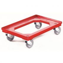 Matfer - Pianale Con Rotelle Pehd Per Contenitori A Norma Europea - Portata 300 Kg