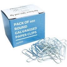 Graffetta Galvanizzata Rotonda 25 Mm Per 100 Unità - Manutan