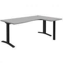 Quadrifoglio - Postazione Compatta Pure 160 Estensione Destra Grigio/antracite