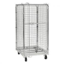 Italiana Contenitori - Roll-container Sicur. - Base Acciaio Zinc. - Capac. 400 Kg