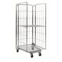 Italiana Contenitori - Roll-container Incastrabile 3 Sponde - Capacità 400 Kg