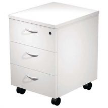 Artarredi - Cassettiera Mobile Solo 3 Cassetti Bianco