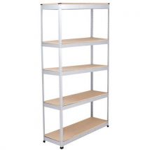 Scaffalatura Per Magazzino Rapid 1 1980x1525x610 Zincata 5 Ripiani - Manutan