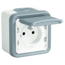 Presa Con Terra 16 A Legrand Plexo Sporgente