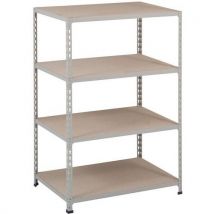 Scaffalatura Manutan Rapid 2 1980x915x455 Zincata - 4 Ripiani - Manutan