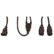 Prolunga Elettrica Y 1 X C14 / 2 C13 - 18 M - Manutan