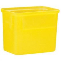 Promens - Fusto Cubico Ercobox 75l Colore Giallo Senza Rotelle