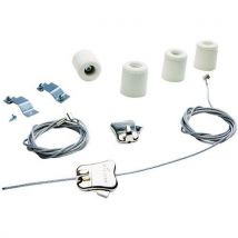 Smit Visual - Set Di Sospensione Per Cornici Lunghezza:150 Colore:bianco