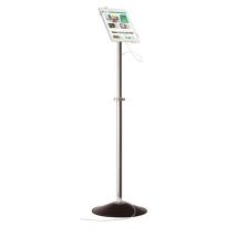 Tarifold - Supporto Tablet da Terra X-tend - Nero - Regolabile 17.78-25.4 cm - Braccio 130 cm
