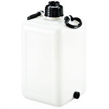 Gilac - Fusto Serie Quadrata 20L Bianco - Polietilene Alta Densità - Per Alimenti