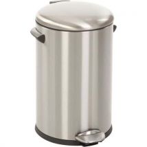 EKO - Pattumiera A Pedale Belle Deluxe Da 12 L Inox Opaco