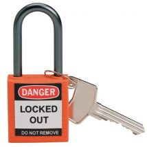 Brady - Lucchetto Sicurezza Ansa All. Compatto Arancione-universale