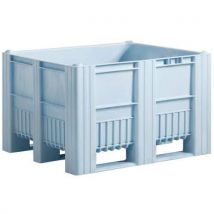 Cassa-pallet Euro In Plastica Monoblocco Azzurra - Manutan