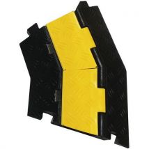 Cable Equipements - Canalina Passacavi Cobra 32-2 - Angolo 45° - Destra