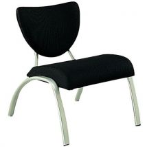 Sokoa - Poltrona Tessuto Nero Strutturaaluminio Confort