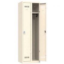Vinco - Armadietto Per Ufficio 2 Colonne 300mm Chiave Beige