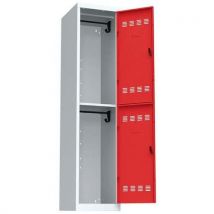 Vinco - Armadietto 1 Colonna 400mm 2 Scomparti Chiave Rosso