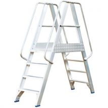 Solide - Piattaforma Per Scaletta A Doppio Accesso - 4 Gradini