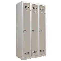Vinco - Armadietto Sporco/pulito 3 Col 300mm Portalucch Grigio Talpa