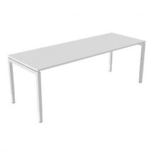 Robberechts - Scrivania Regolabile A Manovella 220 Cm - Bianca