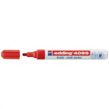 Edding - Pennarello Per Vetro E Ardesia E4095 Rosso Punta 2-3 Mm