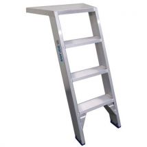 Solide - Scaletta per giuntatore in alluminio - 4 gradini 1.25m H 150kg max Eco-sensibile