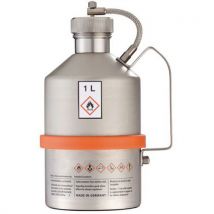 Trionyx - Bidone Inox Tappo Filettato Omol. Norme Un 1 Litro