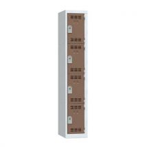 Vinco - Armadietto 1 Colonna 300mm 4 Scomparti Chiave Grigio Talpa