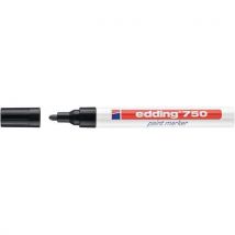 Edding - Pennarello Indelebile E750 Ner Nero Punta 2-4 Mm