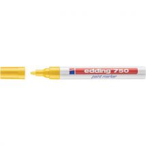 Edding - Pennarello Indelebile E750 Gia Giallo Punta 2- 4 Mm