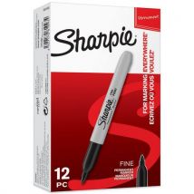 Sharpie - Lotto Di 12 Penne A Sfera Inkjoy Con Cappuccio Colori Ass