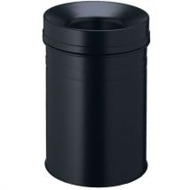 Durable - Pattumiera In Acciaio Antifuoc Colore:nero Material:acciai