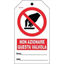Lotto di 20 Etichetta Per Bloccaggio (lockout-tagout)
