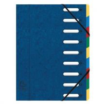 Lotto di 6 Classificatore Harmonika Con Finestrelle Ed Elastici 9 Scomparti