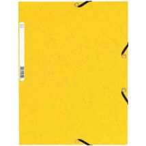 Lotto di 50 Cartellina Con Elastico A 3 Lembi In Cartoncino Lucido 355gm² A4