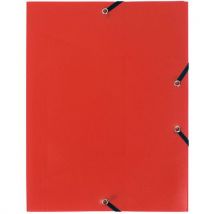 Lotto di 30 Cartelletta Con Elastico 3 Lembi Pp 4/10 Opaco Eco A4