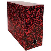 Exacompta - Set Di 5 Scatole Trasloco E Trasferimento Con Retro Da 120 Mm Annonay Assortite