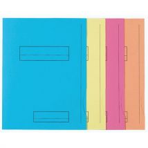 Lotto di 5 Confezione Da 50 Cartellette Stampate 2 Lembi Super 250 - 24 X 32 Cm