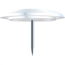 Exacompta - Scatola Da 40 Puntine Punta 7 Mm Diam Di 10 Mm Bianco