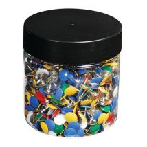 Exacompta - Set 1.000 Puntine In Ottone Altezza Punta 9 Mm Assortite