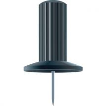 Exacompta - Confezione Da 25 Puntine-spilli Papic Altezza Punta 7 Mm Nero