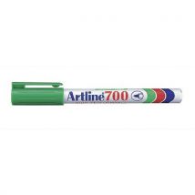 Lotto di 12 Pennarello Indelebile Artline 700 - 07mm - Verde - Artline