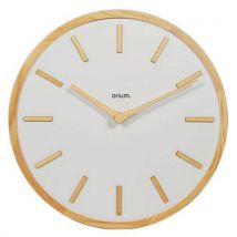 Orium - Orologio 30 Cm Elegance In Legno Bianco - Orium