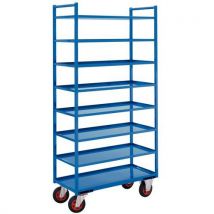 Fimm - Carrelli Multi-ripiani Metalli Ci Blu Port.=40 0kg Bordo