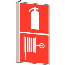 Brady - Cartello Antincendio Messaggio:estintore Materiale:pvc