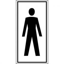 Brady - Pittogramma Segnaletico: Toilette Uomini
